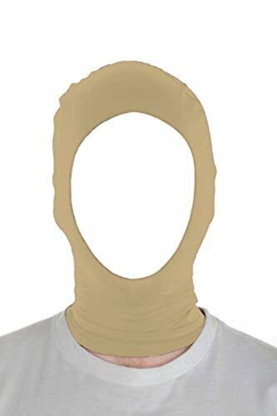 3431 and Spandex Halloween Cosplay Mask Party Open Face Hood Costume Mask